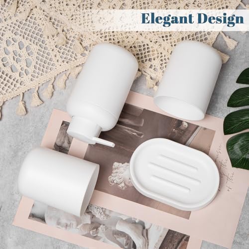 4-Piece Bath Accessories Organizer Set