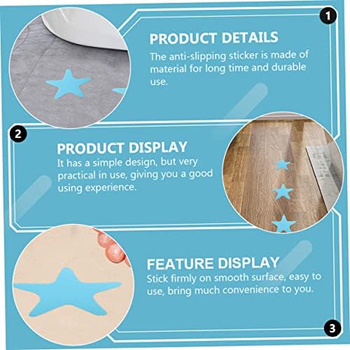 Safe bathtub stickers star shape