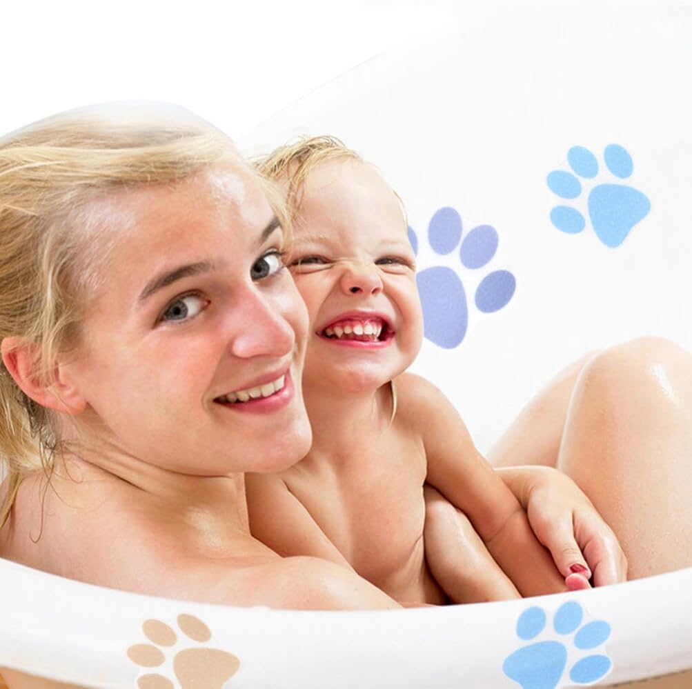 10-Piece Non-Slip Bathtub Sticker Set for Dogs