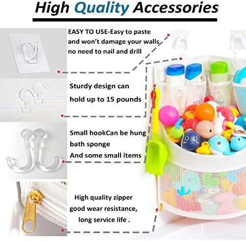 Baby Bathtub Toy Storage Organizer with Mesh
