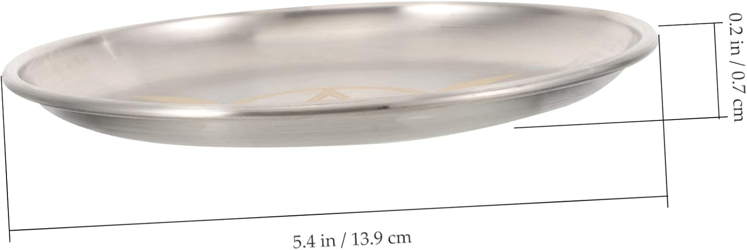Pentagram Altar Candle Plate