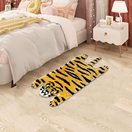 UKELER Kids bathroom towel tiger rug
