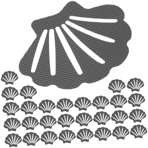 Zerodeko 30Pcs Shell Shape Non Slip Bathtub Stickers 1