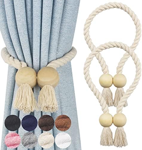 Magnetic Curtain Tiebacks - Durable and Soft for Curtuems Drapery