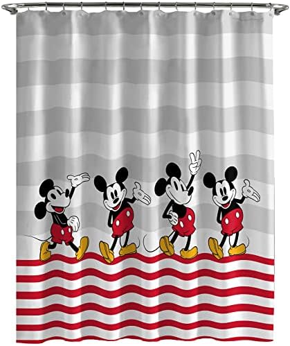 Jay Franco Disney Mickey Mouse Shower Curtain for Kids