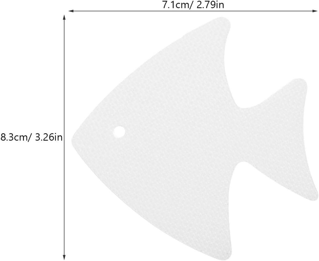 MAGICLULU Bathtub Anti Slip Stickers 12pcs Fish Shape Decals