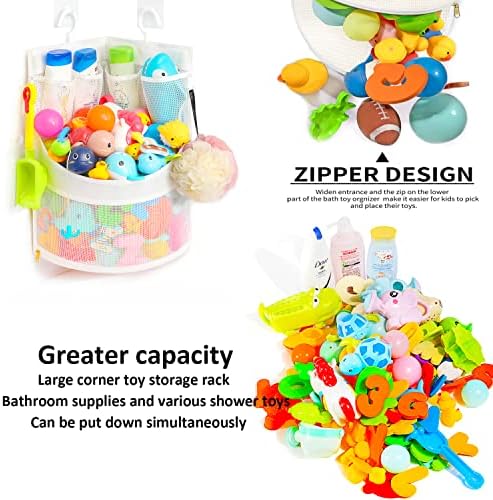 Baby Bathtub Toy Storage Organizer with Mesh