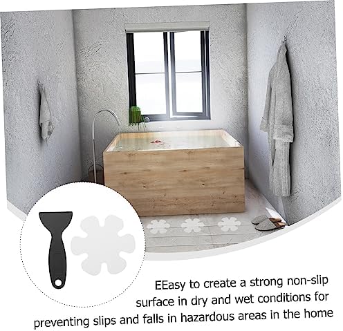PRETYZOOM Tub Slip Grip Stickers Flower Shape Non-Slip Bathtub Floor Stickers