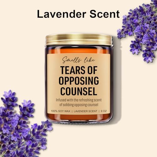 Legal-Love Candle - Fragrant Gift for Lawyers Graduates Bar Students