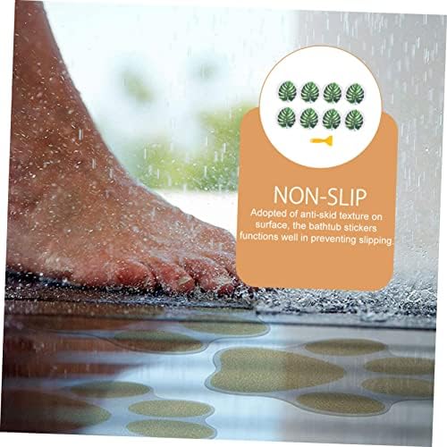 Cabilock Leaf Bathtub Stickers - Safe Fun for Kids Adults