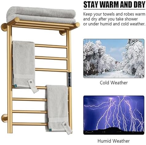 Perfect Towel Warmer Rack 70W Stainless Steel