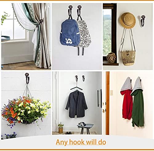Elegant and Durable Black Bronze Curtain Holdbacks Set for Modern Windows