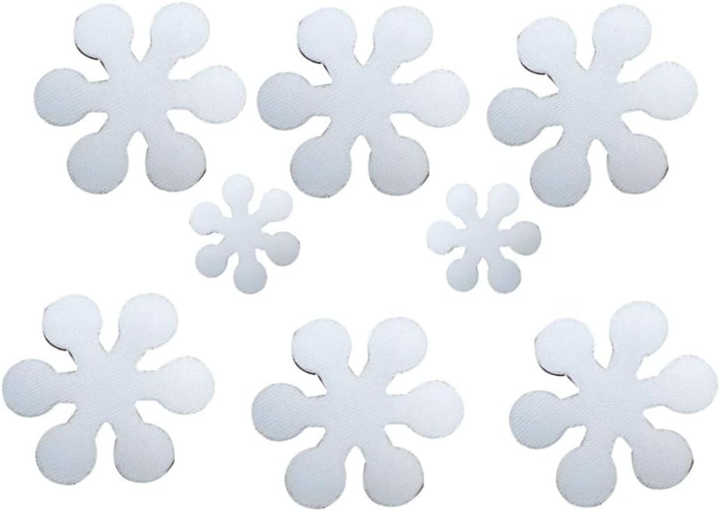 8-Piece Anti-Slip Bathtub Sticker Set for Bathroom Safety