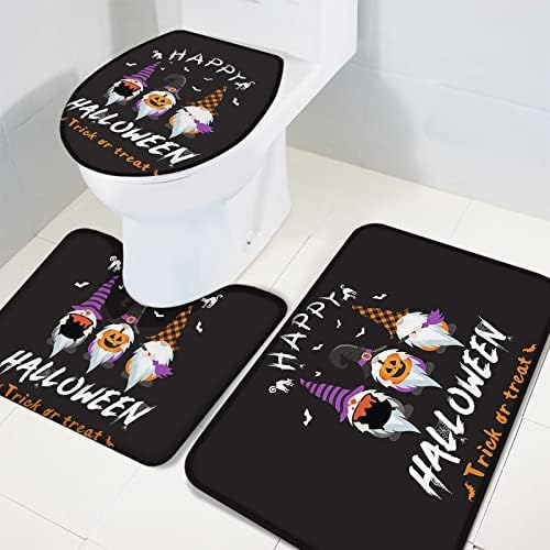 Bathroom Rugs Halloween Set 3-Piece