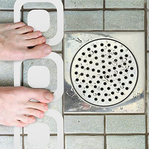 Zerodeko 72pcs Creative Square Anti-Slip Bathtub Stickers for Bathroom Safety 1