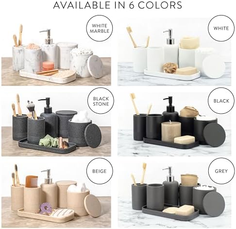 Essential Bathroom Accessories Set
