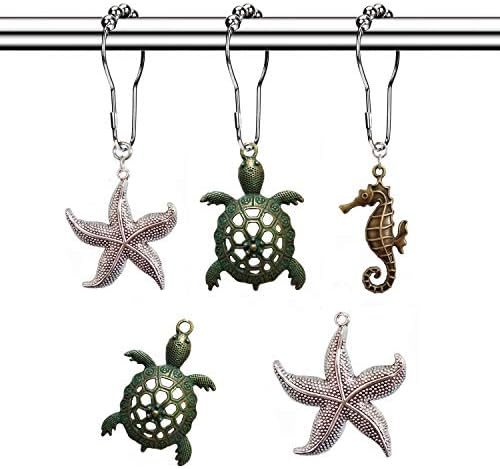Molikas Rust-Resistant Nautical shower hangers
