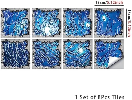 Non-Slip Bathtub Stickers for Adults 51x51 inch x 8 pcs