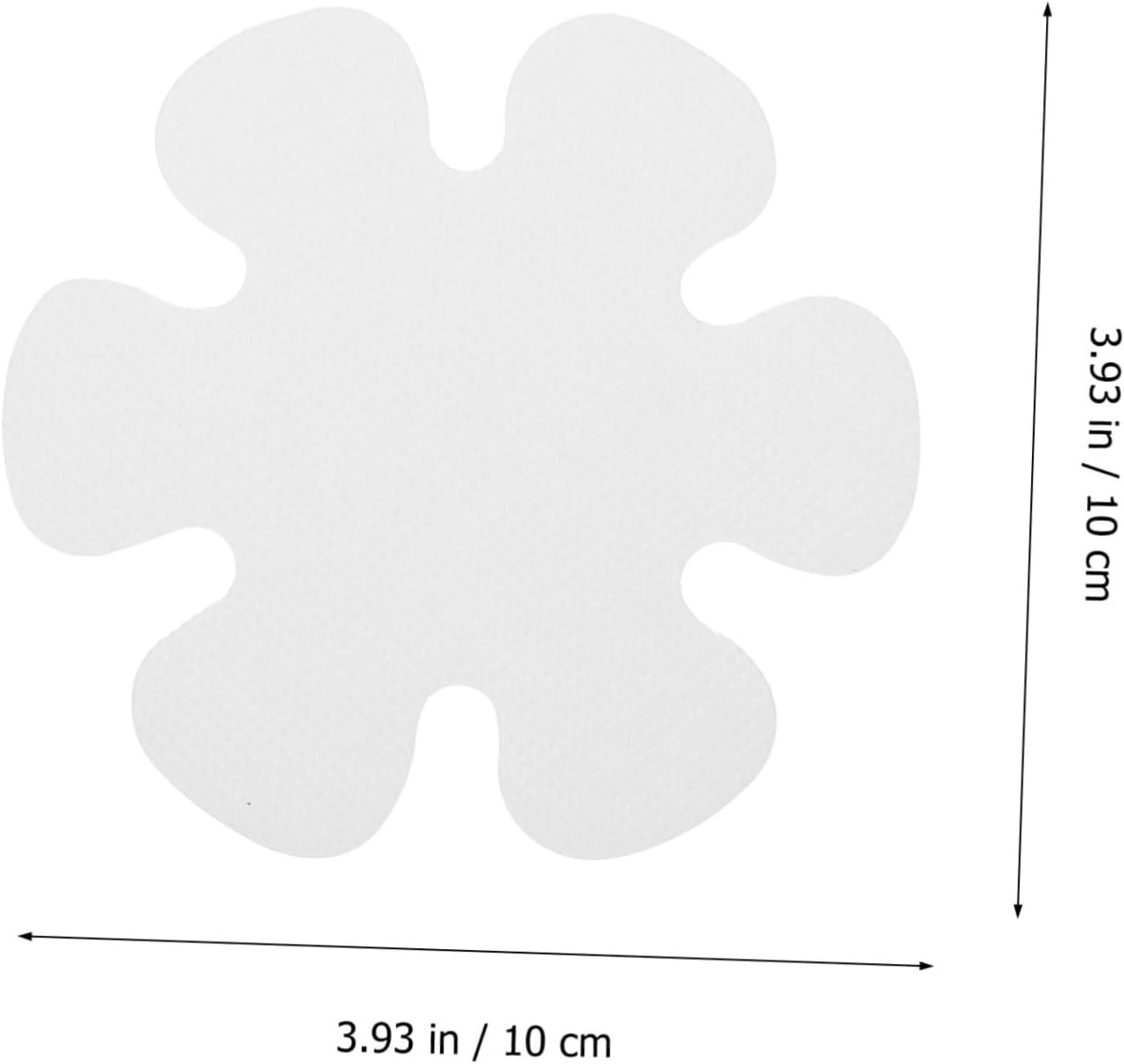 PRETYZOOM Tub Slip Grip Stickers Flower Shape Non-Slip Bathtub Floor Stickers