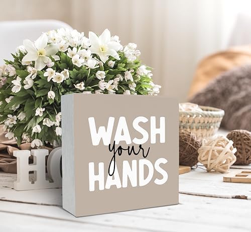 Perfect Gift for Kids Wash Your Hands Desk Sign