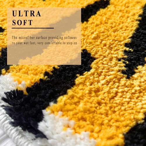UKELER Kids bathroom towel tiger rug
