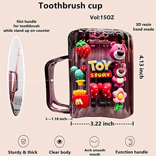 Mr Thumbs - Automatic Toothpaste Dispenser Holder Set 3 Piece Pink Set