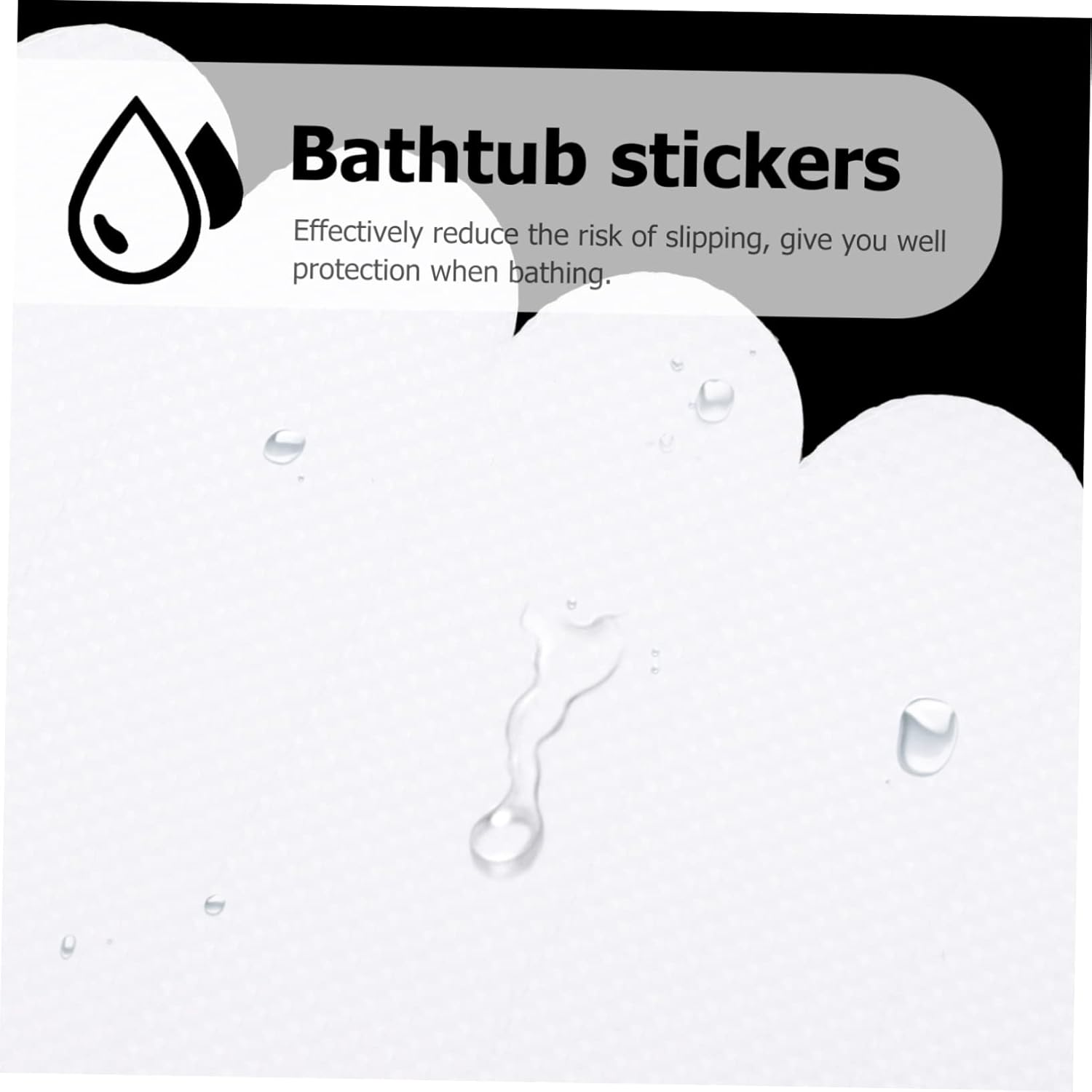 Anti-Slip Bathtub Shower Stickers Bathroom Safety Tiles