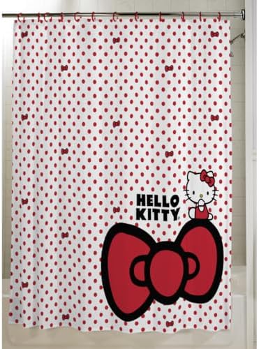Franco Hello Kitty 12-Piece Shower Curtain Set