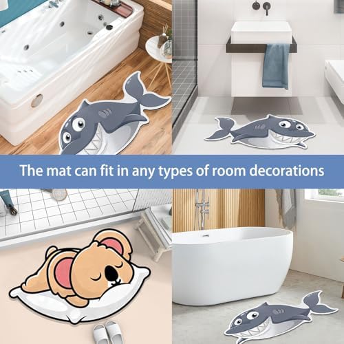Stopsad Ceramic Non-Slip Koala Bath Mat for Kids