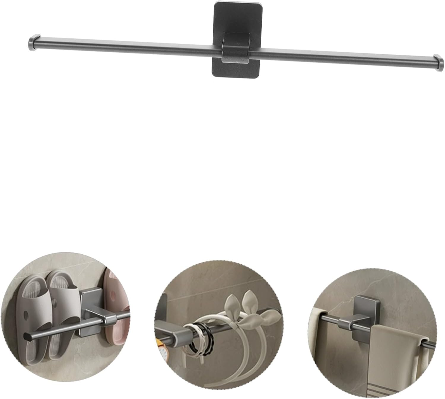Space-Saving Wall-Mounted Towel Rack for Quick Dry Towels
