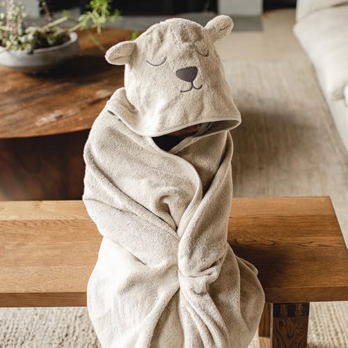 Burts Bees Baby Toddler Animal Character Hooded Towels - Soft Fun for Kids