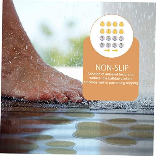2 Sets Skid Stickers for Bathroom Bathtub and Shower Anti-Slip Decals