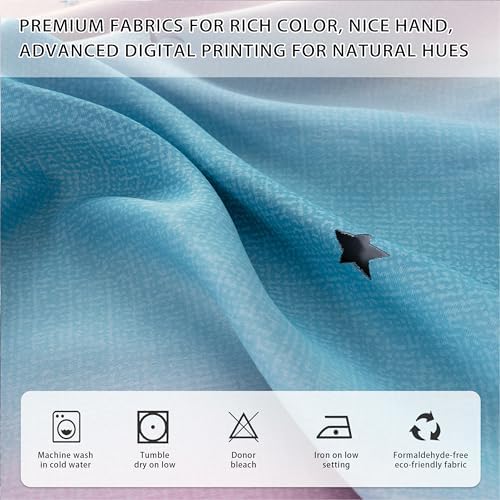 Starlight Relaxation 100 Polyester Blackout Rainbow design for Kids Bedroom