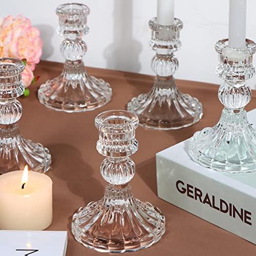 12-Piece Taper Candlestick Holders - Wedding Decor Perfect