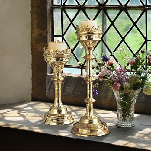 Design Toscano Parent Chartres Cathedral Gothic Estate Candlestick