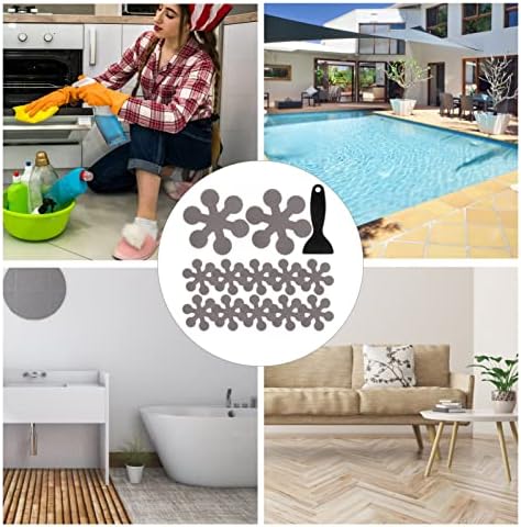 Zerodeko Non-Slip Safety Shower Decals Set