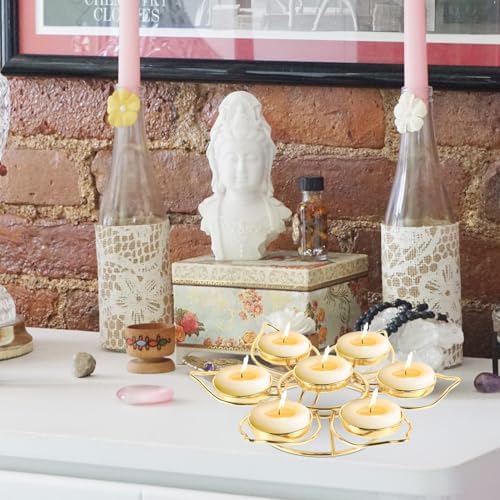 Luxshiny Elegant Lotus Candle Holder for Home Decor