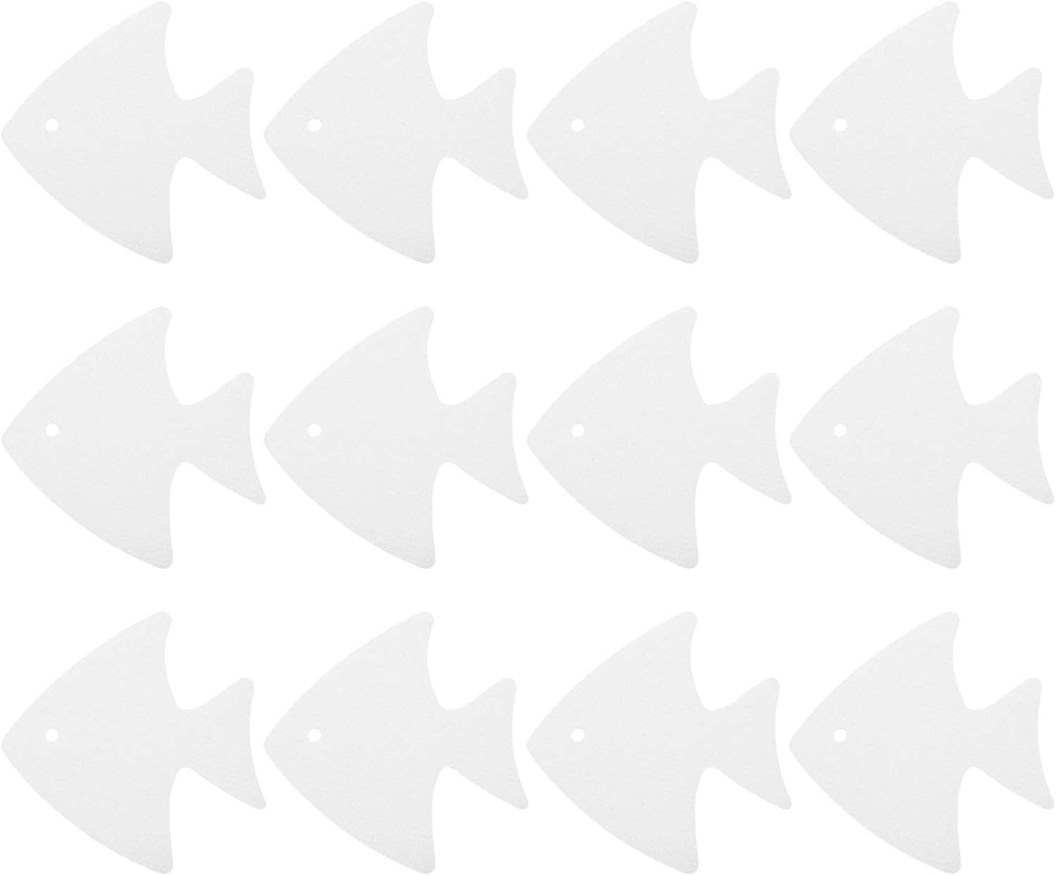 MAGICLULU Bathtub Anti Slip Stickers 12pcs Fish Shape Decals