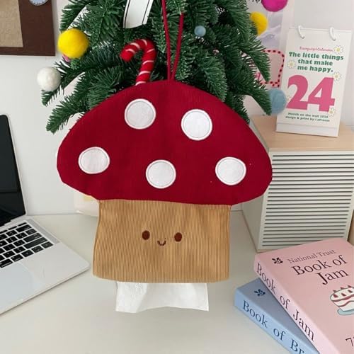 Cute Mushroom Toilet Paper Holder Perfect for Home or Office Use