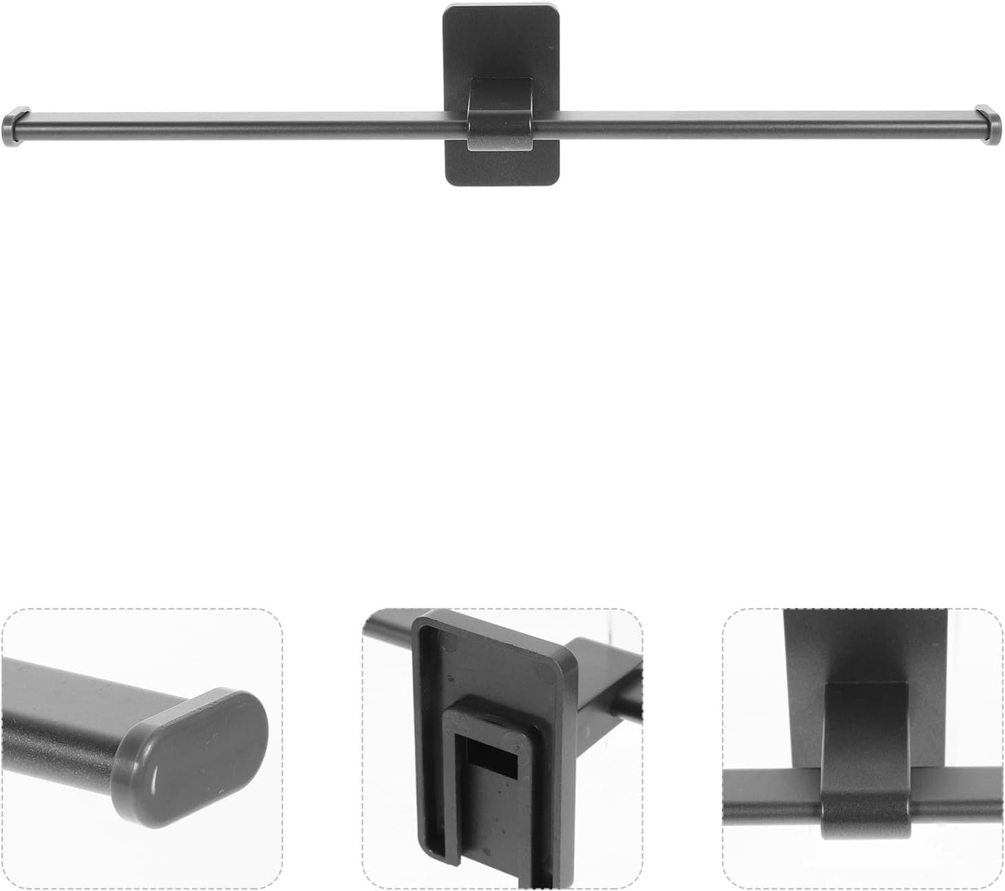 Wall Mounted Towel Rack Modern Space-Saving Sleek Finish Easy Installation