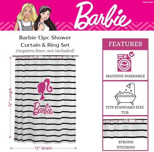 Franco Barbie Glam 13 Piece Shower Set