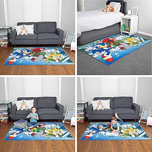 Sonic The Hedgehog Kids Area Rug 69x52