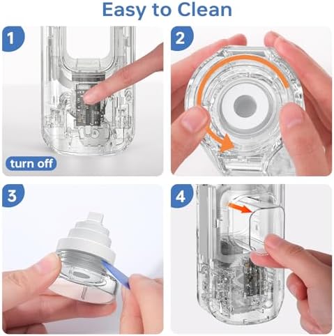 TuCao Smart Toothpaste Dispenser - Kids Toothbrush Organizer - Hands-Free Transparent