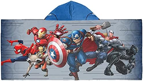 Jay Franco Marvel Avengers Hooded Bath Towel 100 Cotton