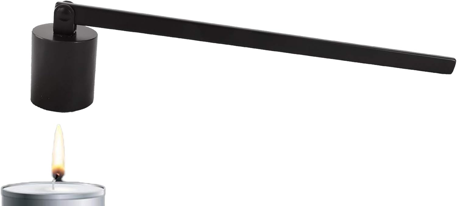 GREGICH Premium Cast Iron Candle Snuffer Black - Safe Easy to Use