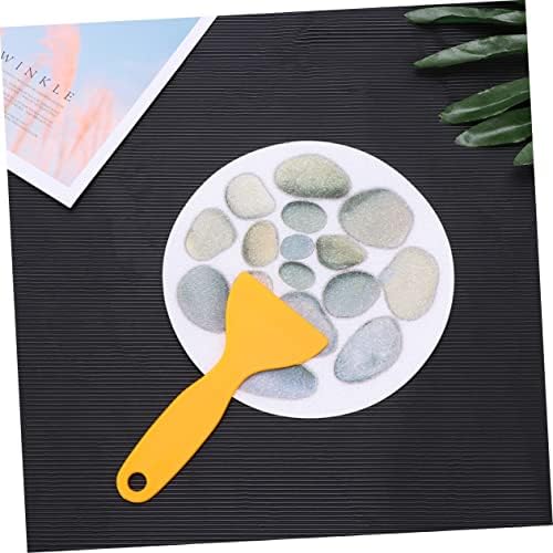 Happyyami 4 Pack Tub Anti Slip Stickers 15cm Stone Pattern Bath Mats Stickers