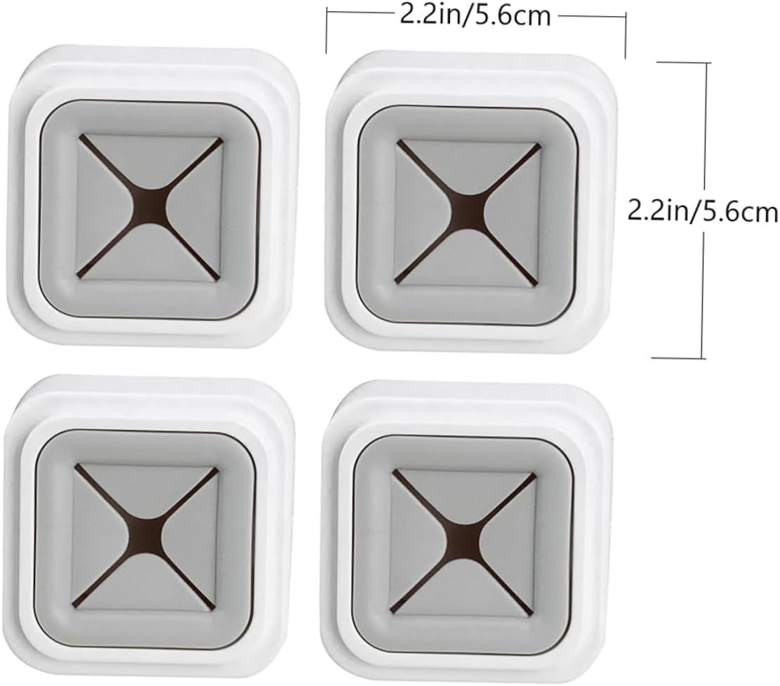 HEALLILY 4Pcs Space-Saving Towel Holder for Bathroom and Kitchen