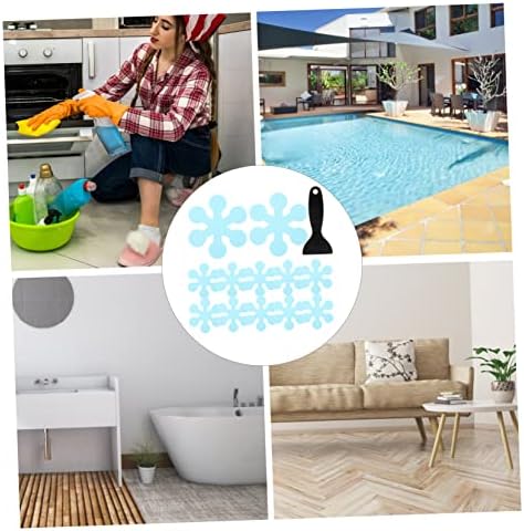 MAGICLULU 1Set Non Slip Tub Decals with Snowflake Design