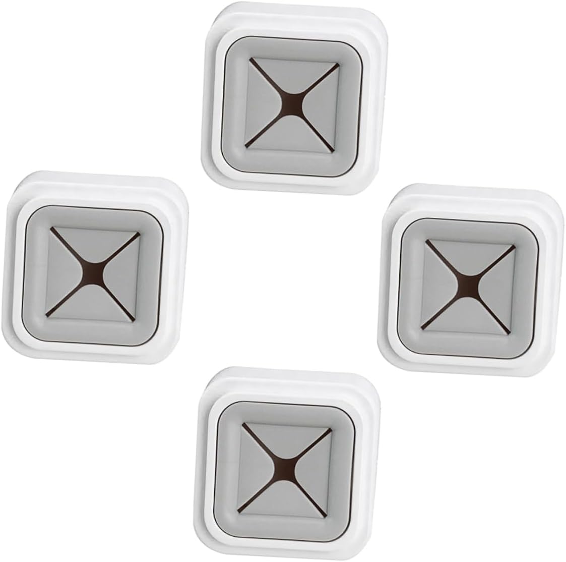 HEALLILY 4Pcs Space-Saving Towel Holder for Bathroom and Kitchen