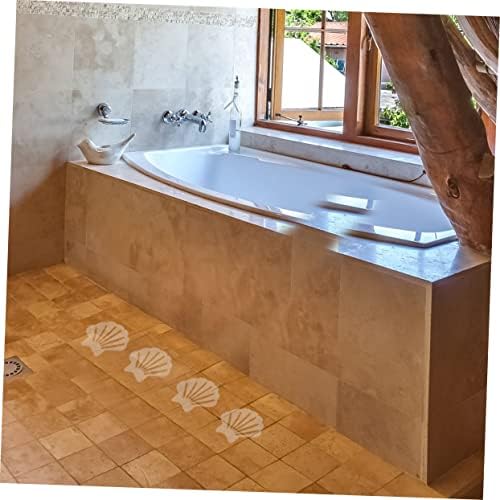12-Piece Sea Shell Bathroom Safety Sticker Set